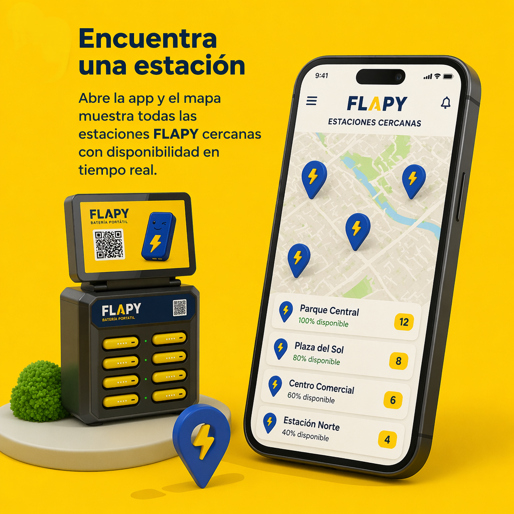 Encuentra una estación FLAPY